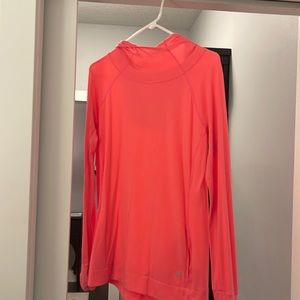 GAP fit size medium shirt. Has a hood and only worn 1 time. No stains or rips